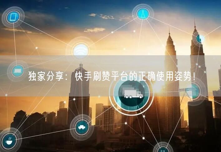 独家分享：快手刷赞平台的正确使用姿势！