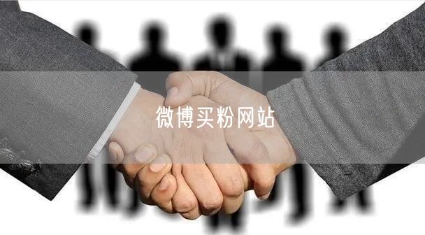 微博买粉网站