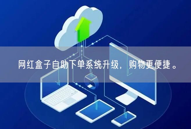 网红盒子自助下单系统升级，购物更便捷。