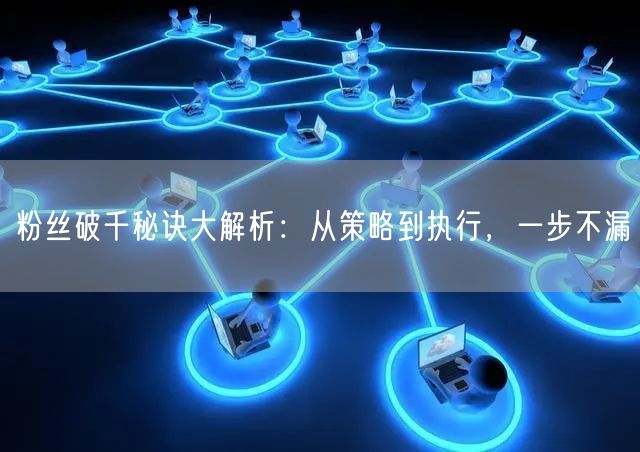 粉丝破千秘诀大解析：从策略到执行，一步不漏