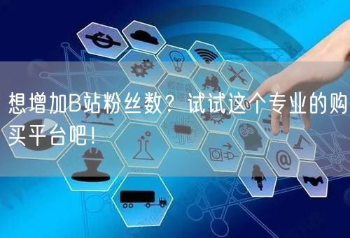 想增加B站粉丝数?试试这个专业的购买平台吧!