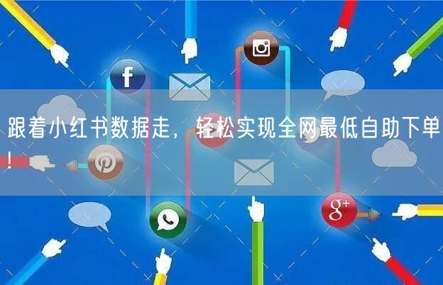 跟着小红书数据走，轻松实现全网最低自助下单!